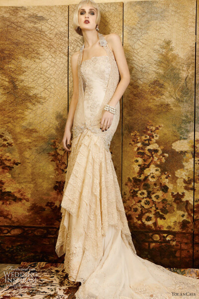 YolanCris 2013 Wedding Dresses 宫廷复古