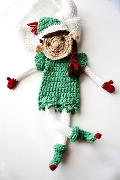 Crochet Elf Scarf PDF Pattern Only