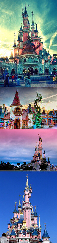 【巴黎 迪斯尼】童话梦幻的城堡，美得仿佛不真实