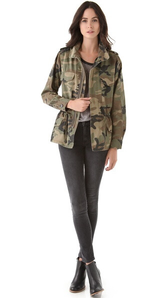 Club Monaco Lauren Camo Jacket