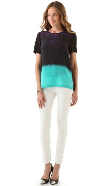 Nicholas Neon Dust Print Tee