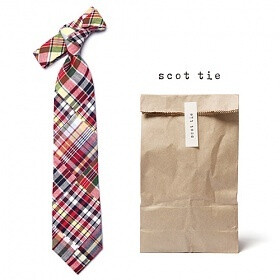 SCOT TIE英伦风潮品 纯手工制作 格纹领带领结
