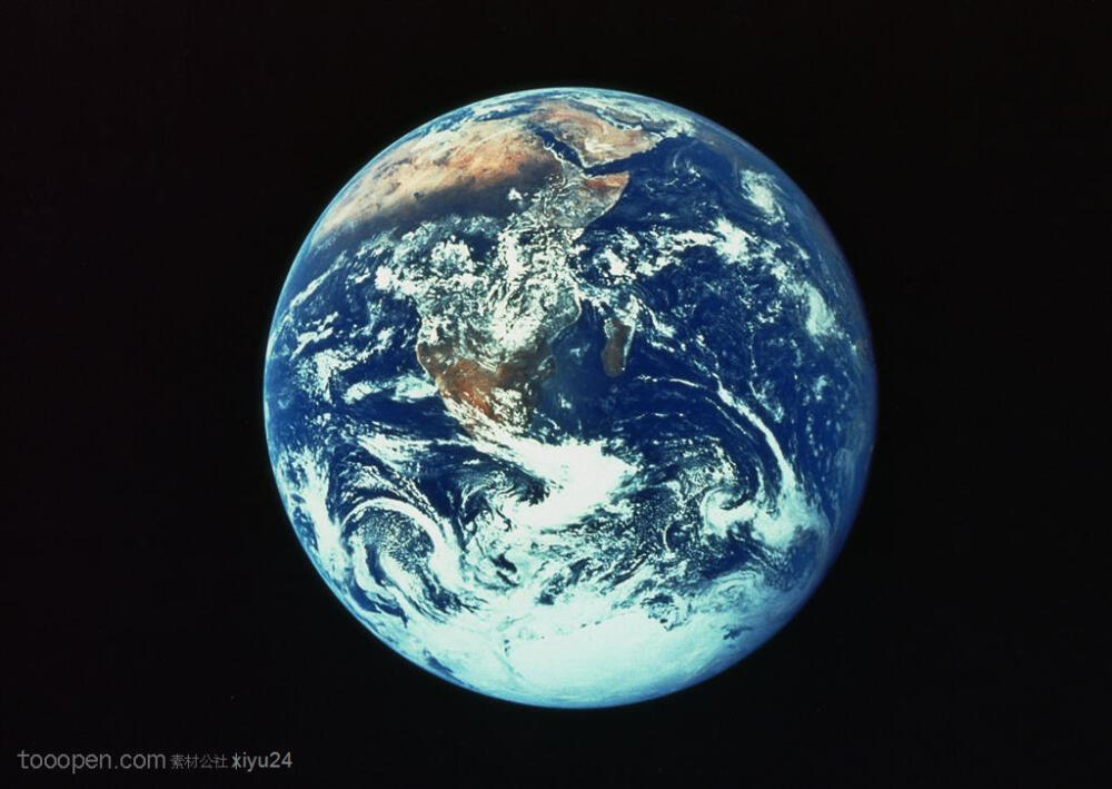 宇宙探索-蓝色的地球特写工业科技图片素材