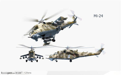 Mi-24战斗直升机工业科技图片素材