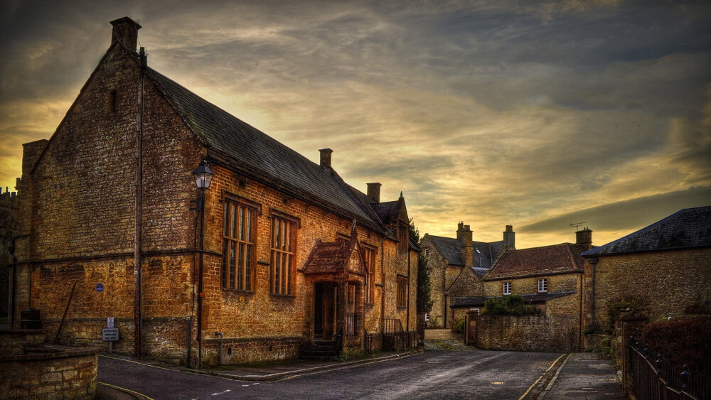 houses Britain HDR photography / 1920x1080 Wallpaper