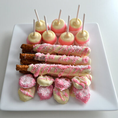 Pink Princess Girls Party Treats For 24 Guests