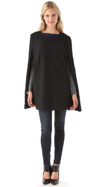 DKNY Lace Tunic Cape