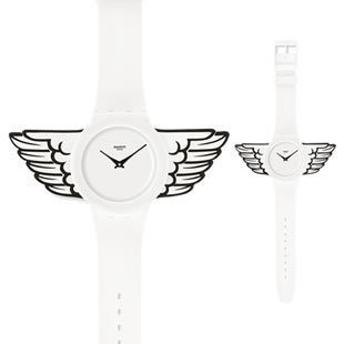 Swatch 手表 Jeremy Scott 艺术家天使之翼