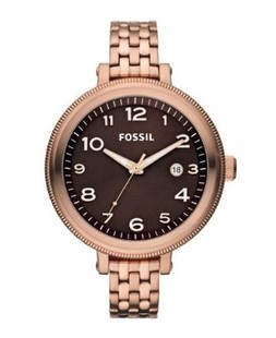 FOSSIL 金色复古时尚女表