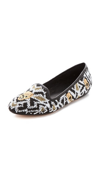 House of Harlow 1960 Zenith Beaded Flats