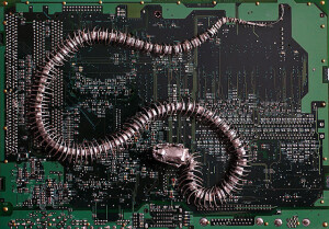 Peter McFarlane: Circuit Board Fossils  电路板化石