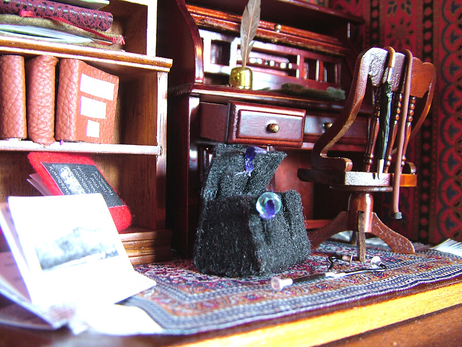 Doctor Watson's sitting room, from 221 B. Baker Street