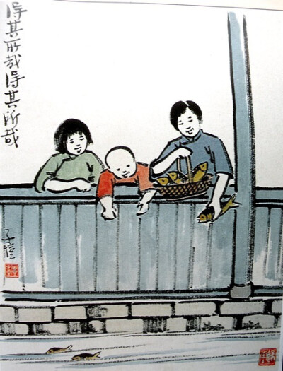 中国画家丰子恺（1898-1975）作品5..