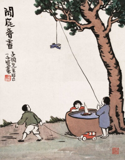 中国画家丰子恺（1898-1975）作品11..