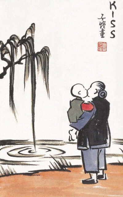 中国画家丰子恺（1898-1975）作品18..