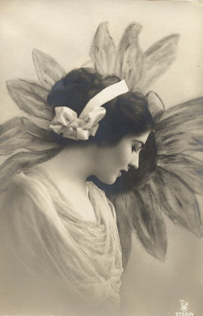 “Lady Flower” Edwardian Postcard.jpg