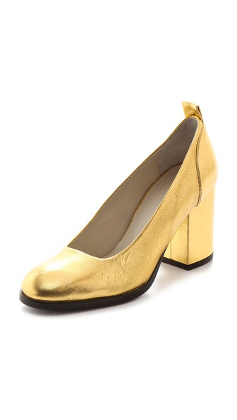 Jil Sander Navy High Heel Pumps