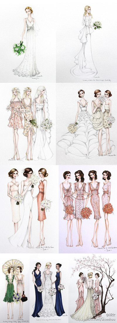 设计师AlexandraNea超美的婚纱设计插图