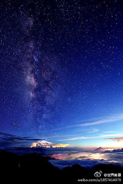 台湾合欢山星空