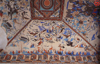 西王母 莫高窟第249窟 窟顶北坡