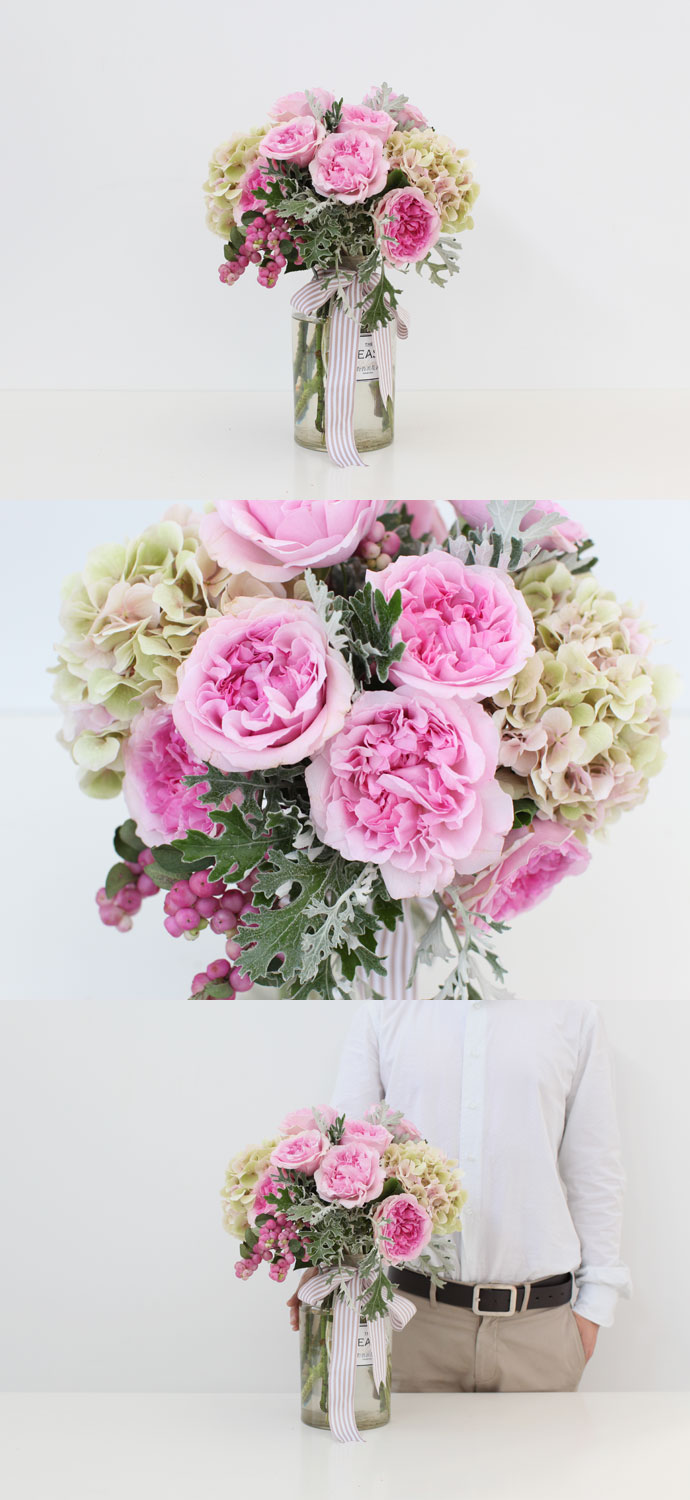 b162#可爱雪果和开花银叶菊,都象征收获.