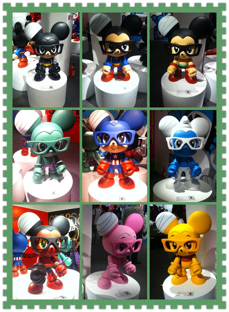 上海一克拉梦想展 阿信和不二良的小鼠