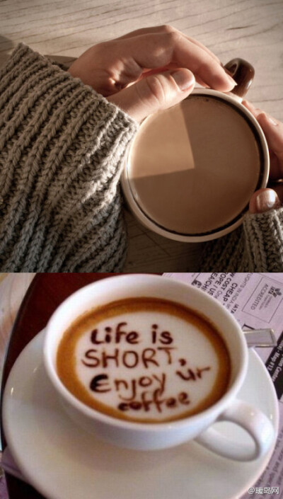 #暖coffee#人生短暂，享受当下。