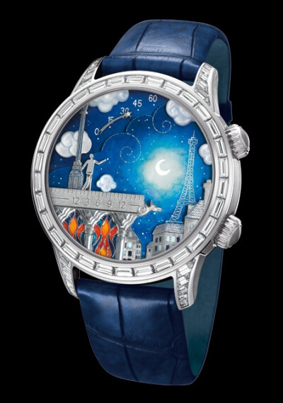 Midnight Poetic Wish - White Gold - Baguette-cut diamonds - Van Cleef & Arpels