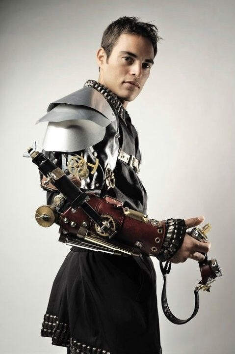 Steampunk armour.