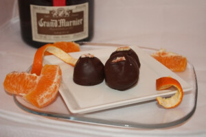 Dark Chocolate Orange Truffles - 5 Truffles - Approx. 1/3lb