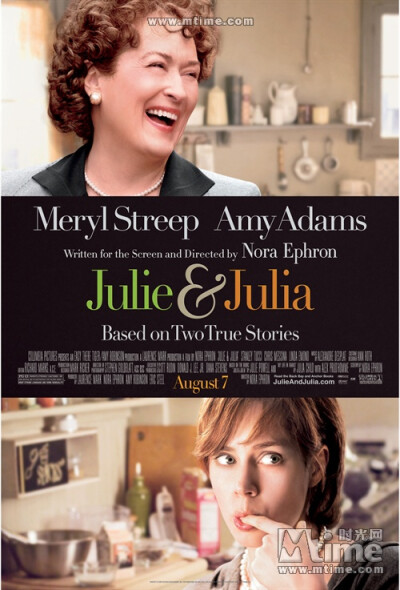 朱莉与朱莉娅Julie &amp; Julia(2009)海报 #01 【与时代传奇的对话。】