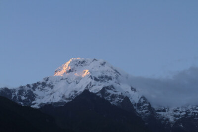 Annapurna 夕阳一点红