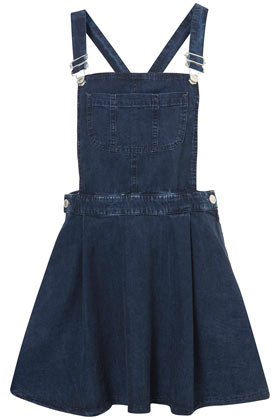 MOTO Indigo Denim Pinafore