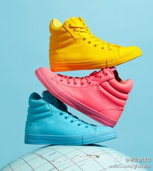 ASOS 糖果色DESTINY高帮帆布运动鞋