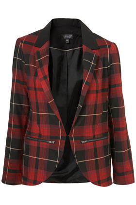 Tartan Zip Blazer