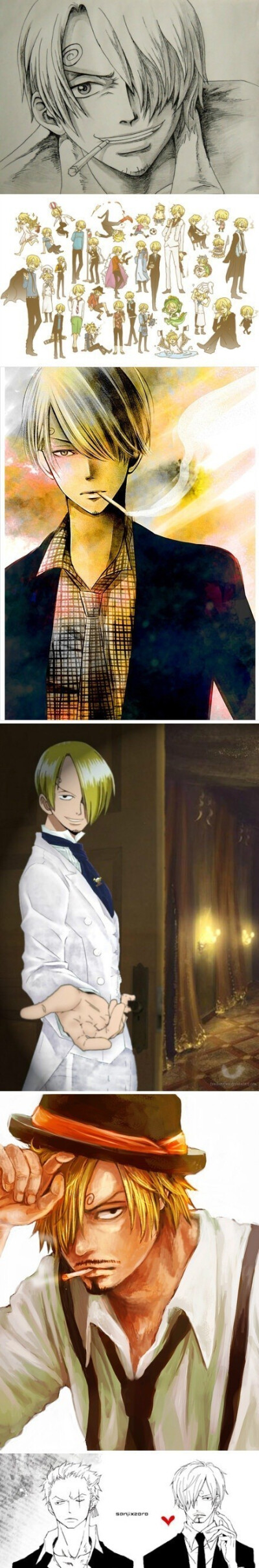 ONE PIECE | 这样一个骑士精神和厨师精神的人 不是最有男人味的吗 SANJI