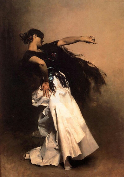 《西班牙舞者》（Spanish Dancer, 1880-1881）
