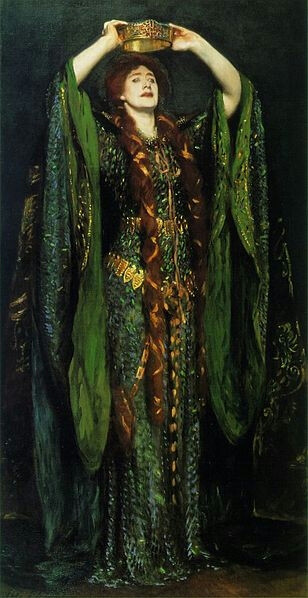 《麦克白夫人埃伦特里》（Ellen Terry as Lady Macbeth, 1889