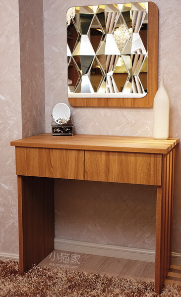 【劳卡衣柜@小猫家】帕拉娜卧室简约复古梳妆台
