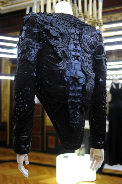 Givenchy crocodile leather jacket