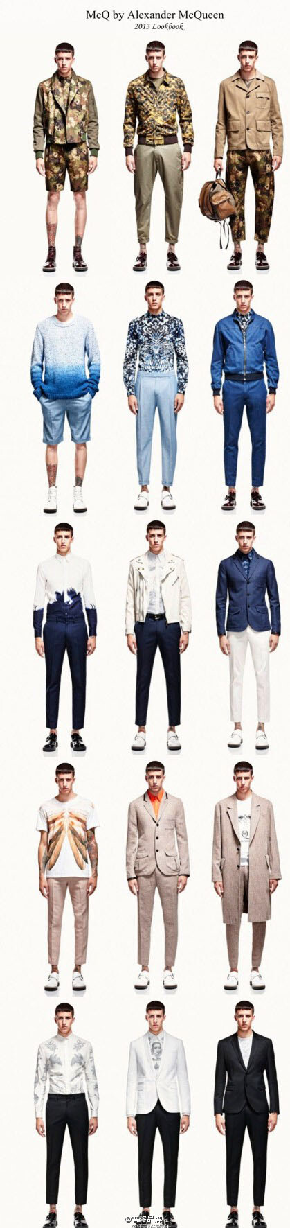 McQ by Alexander McQueen Spring 2013.~