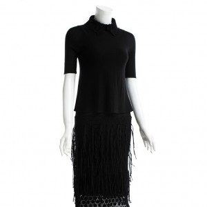 Emporio Armani Short Black Dress $355 This is THE black dress i would say. Its a must have in your wardrobe. With all the intricate details on the dress, its a winner for every party at night. Go with…