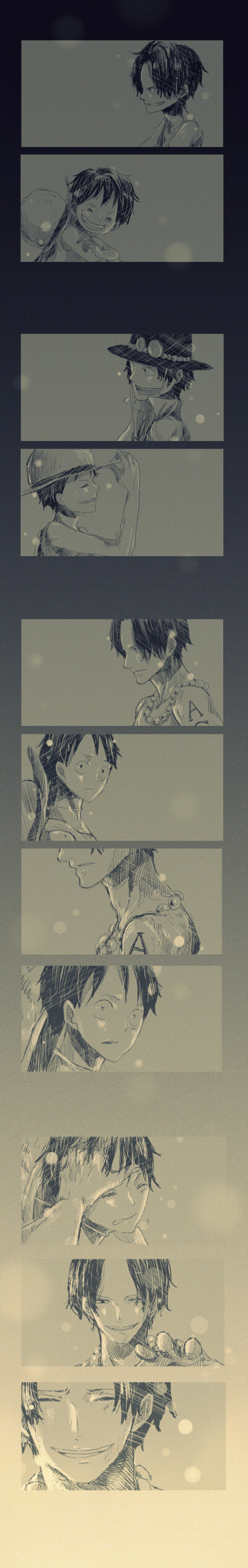 艾斯，别丢下路飞、艾路