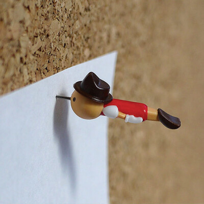  Real Boy Push-Pins By British designer Duncan Shotten.