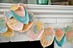 Watercolor Leaf Garland 叶子装饰