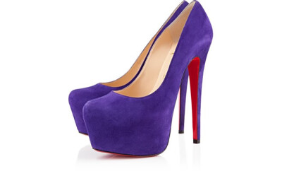 Christian Louboutin DAFFODILE VEAU VELOURS 16cm红底鞋【A.Q】