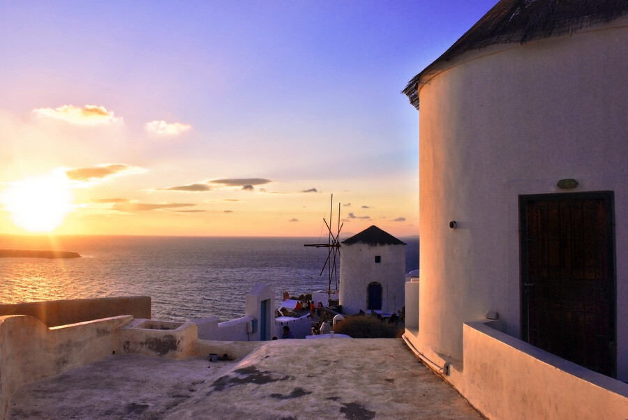 Photograph Oia Windmills at Sunset by Jeka World Photography on 500px