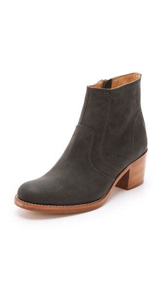 A.P.C. Stacked Heel Ankle Boots