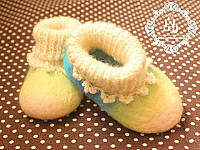 纯手工制作羊毛毡袜子鞋