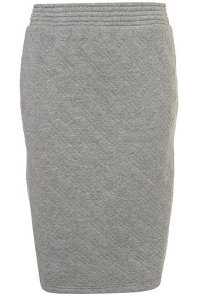 Quilt Stitch Pencil Skirt by Boutique